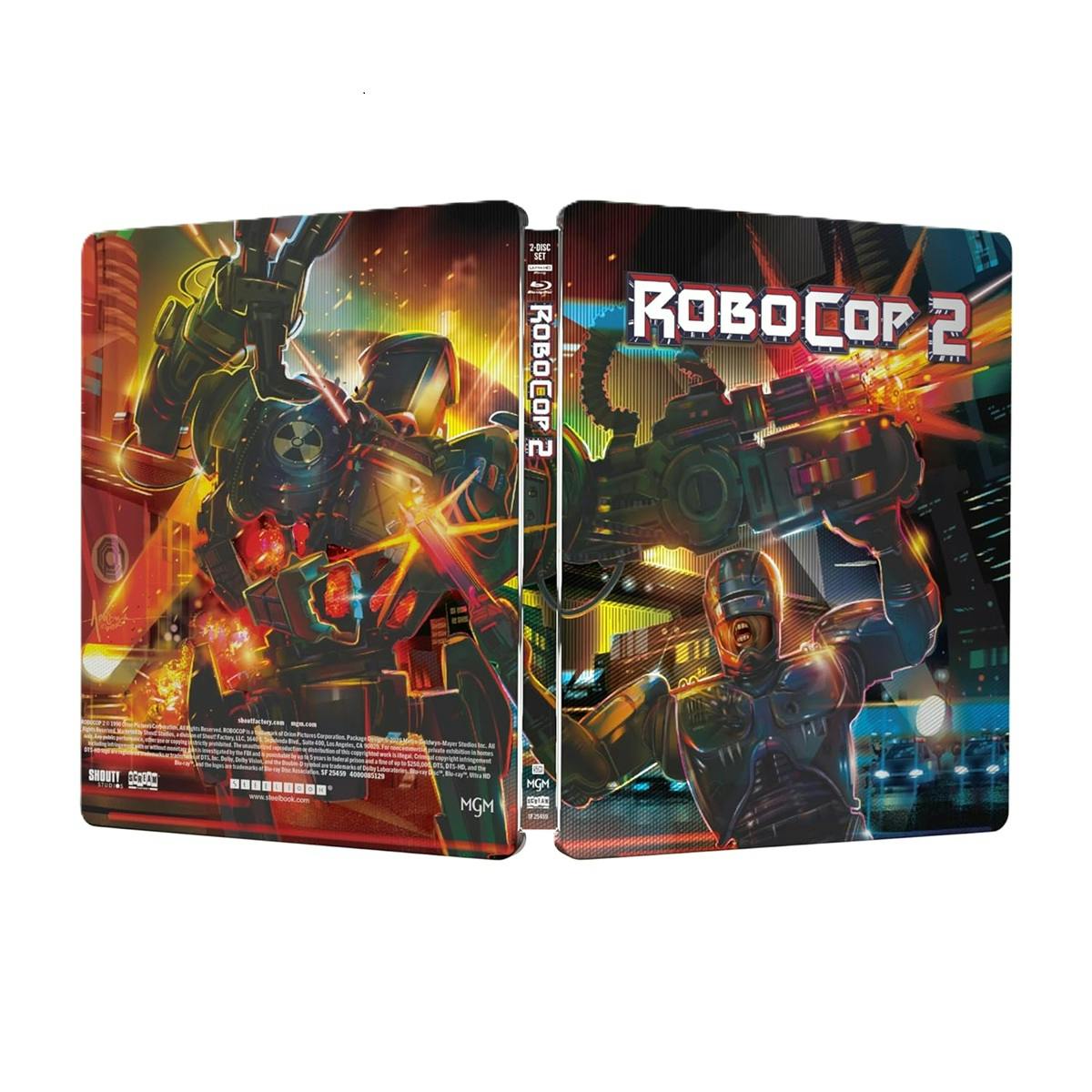 RoboCop 2 (Limited Edition 4K Steelbook + Blu-ray) [UHD] – GRUV
