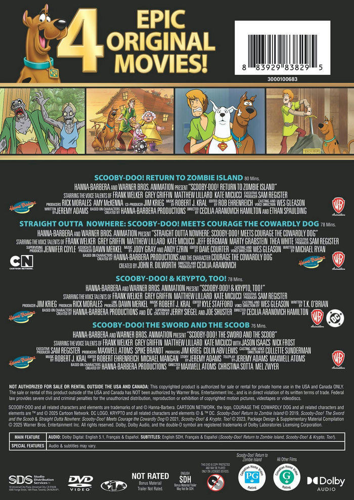 Scooby Doo 4-Film Collection [DVD]