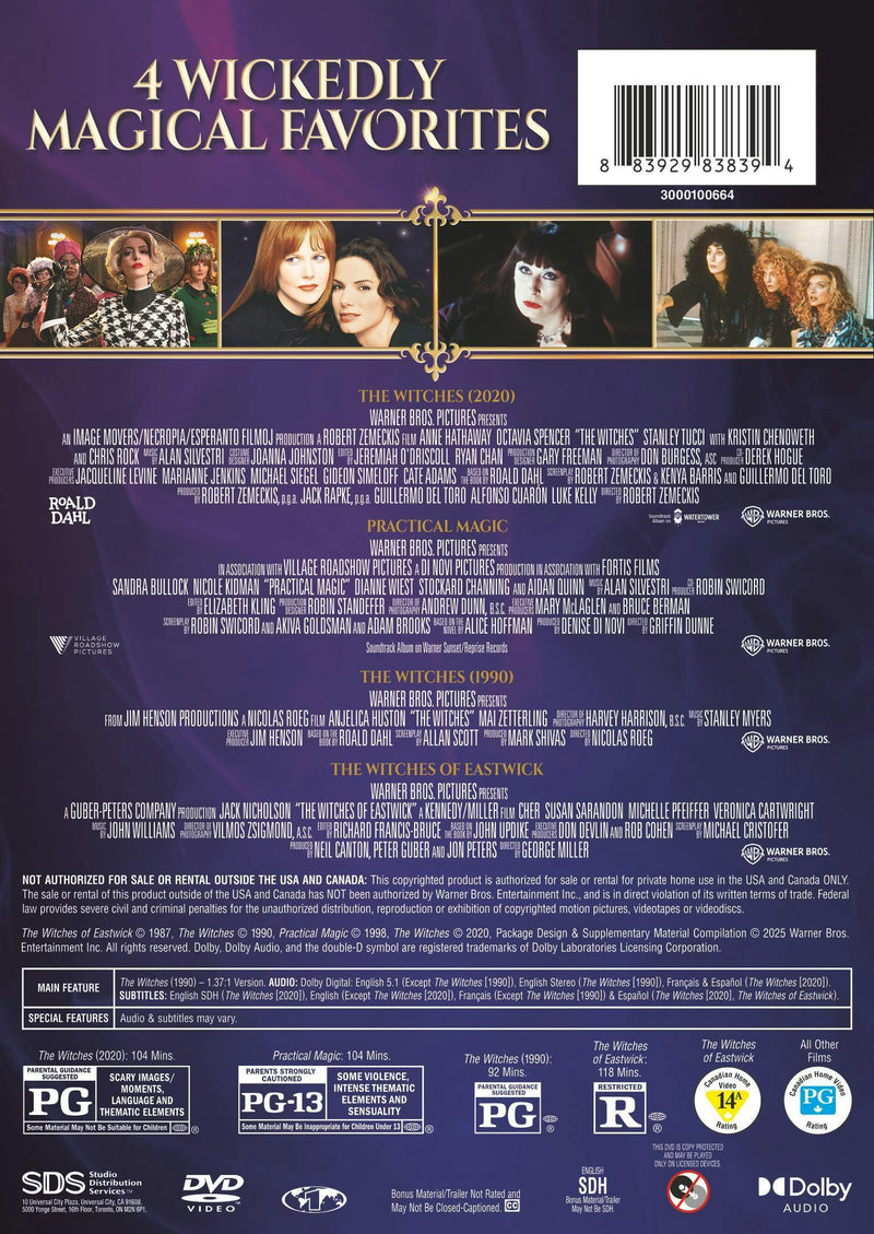 Witches 4-Film Collection [DVD]