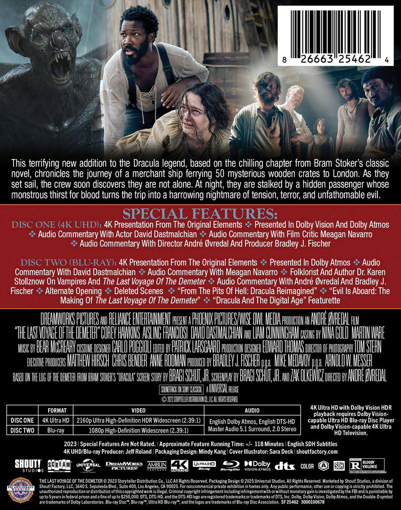 The Last Voyage of the Demeter - Steelbook (Limited Edition 4K Steelbook + Blu-ray) [UHD]