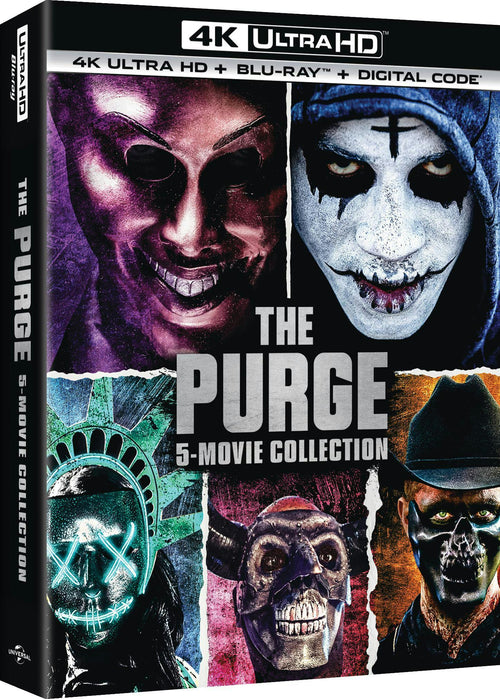 The Purge: 5-Movie Collection - 4K Ultra HD + Blu-ray + Digital (4K Ultra HD + Blu-ray + Digital) [UHD]