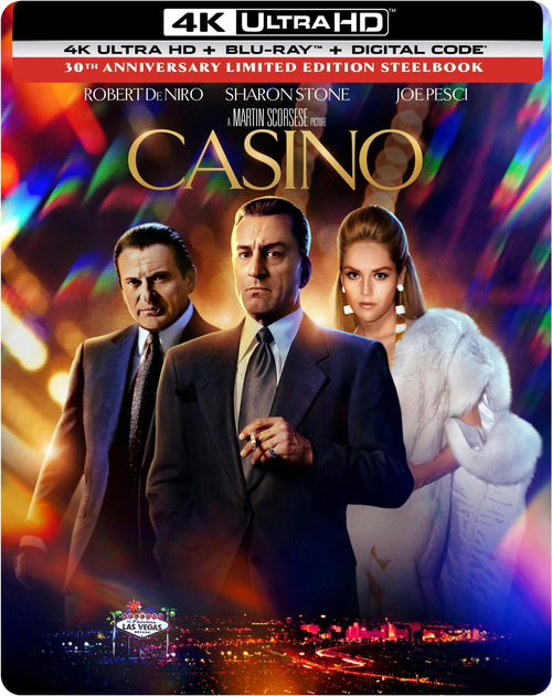 Casino (Limited Edition 4K Ultra HD Steelbook + Blu-ray + Digital) [UHD]