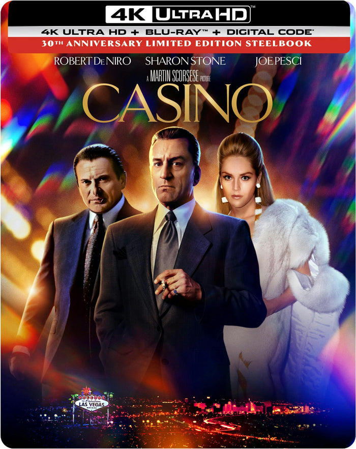 Casino (Limited Edition 4K Ultra HD Steelbook + Blu-ray + Digital) [UHD]