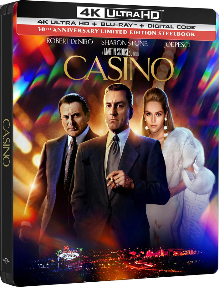 Casino (Limited Edition 4K Ultra HD Steelbook + Blu-ray + Digital) [UHD]