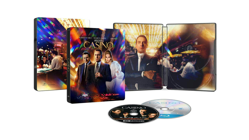 Casino (Limited Edition 4K Ultra HD Steelbook + Blu-ray + Digital) [UHD]