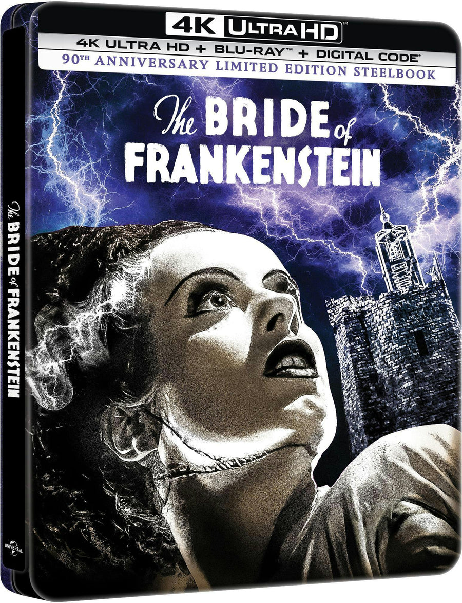 The Bride of Frankenstein - 90th Anniversary (Limited Edition 4K Ultra HD Steelbook + Blu-ray + Digital) [UHD]