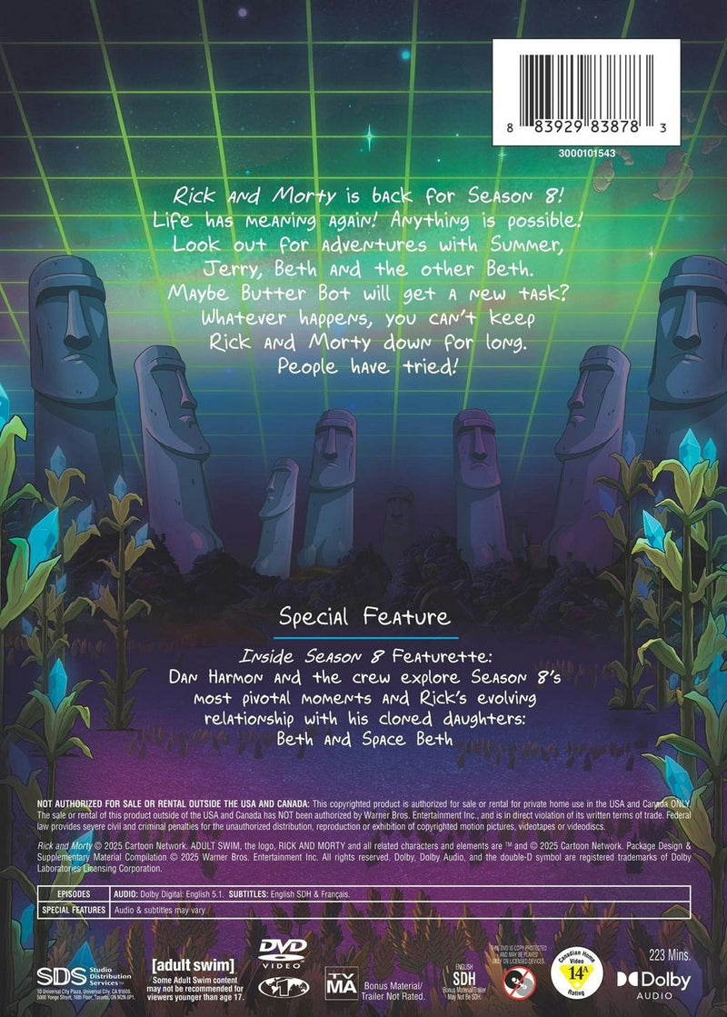 Rick and Morty: The Complete Eighth Season [DVD]