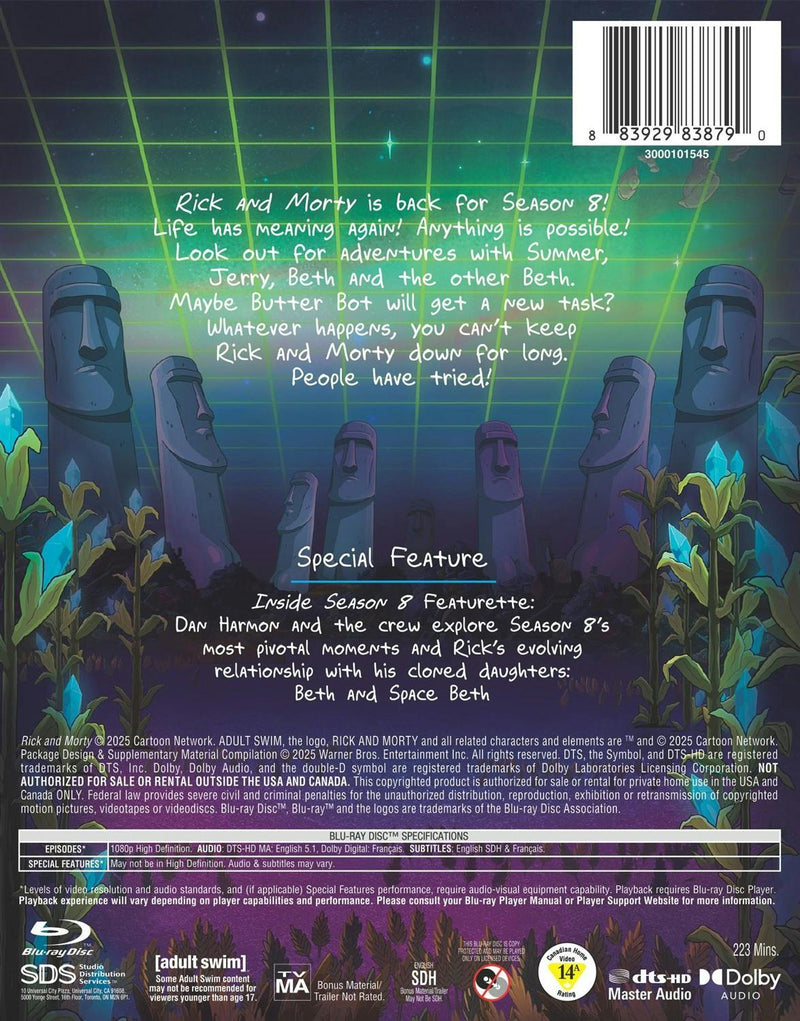 Rick and Morty: The Complete Eighth Season [Blu-ray]