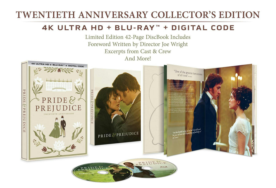 Pride & Prejudice - 20th Anniversary Collector's Edition 4K Ultra HD + Blu-ray + Digital (4K Ultra HD + Blu-ray + Digital) [UHD]