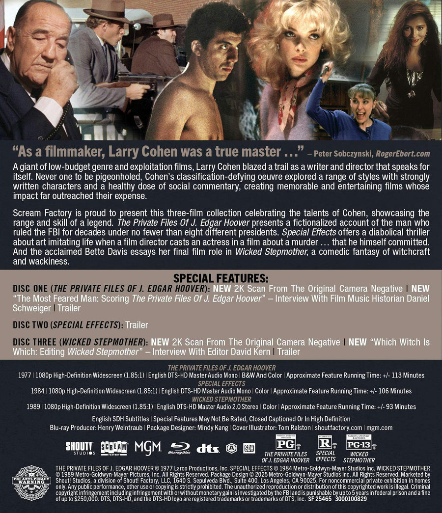 Larry Cohen Mystery & Misdirection (GRUV Exclusive) [Blu-ray]