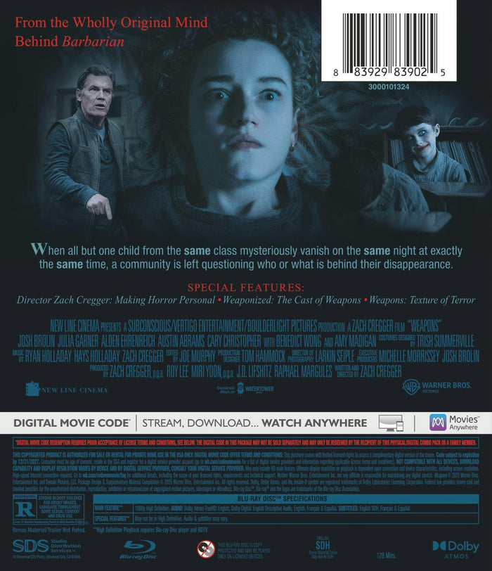 Weapons (Blu-ray + Digital) [Blu-ray]