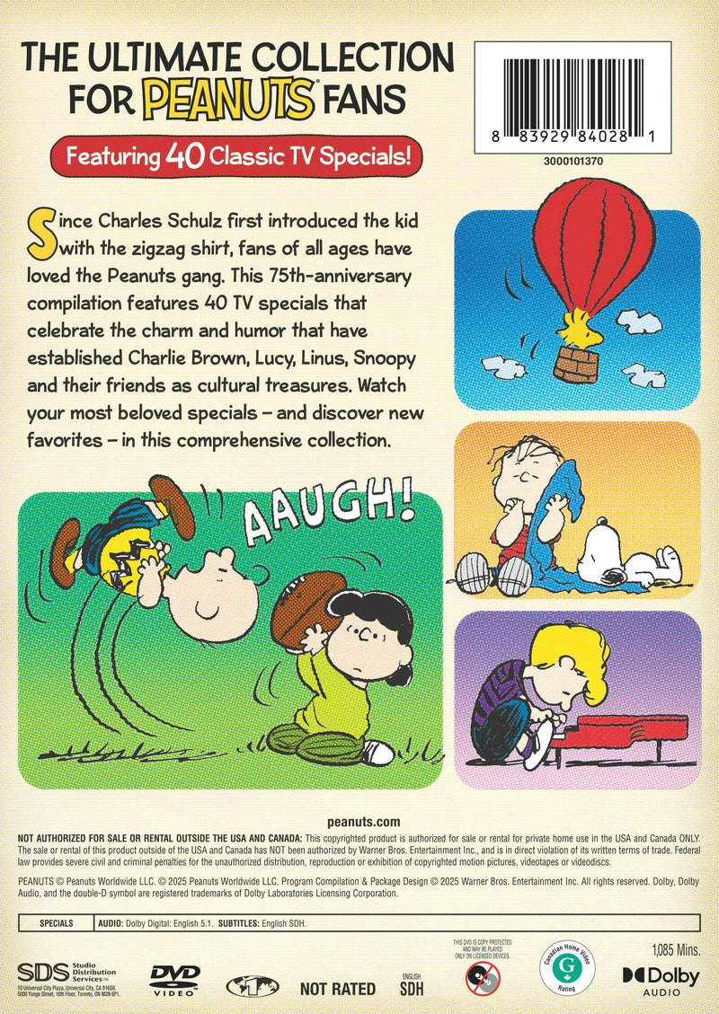 Peanuts: 75th Anniversary Ultimate Specials Collection [DVD]