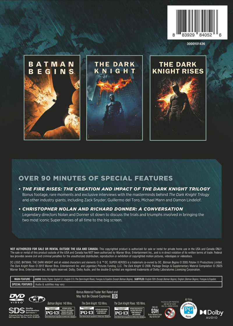 The Dark Knight Trilogy [DVD]