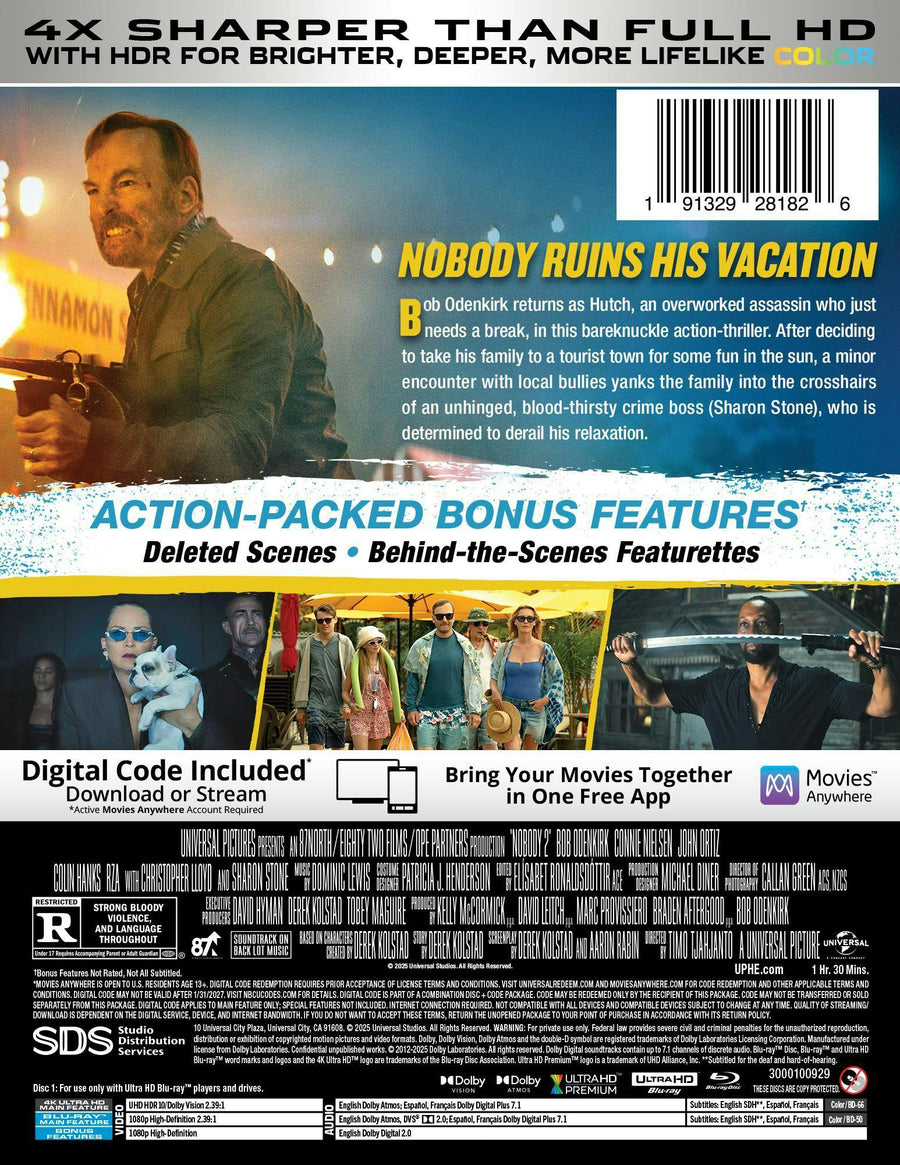Nobody 2 (Limited Edition 4K Ultra HD Steelbook + Blu-ray + Digital) [UHD]