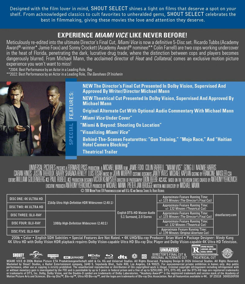Miami Vice Collector's Edition (4K Ultra HD + Blu-ray) [UHD]