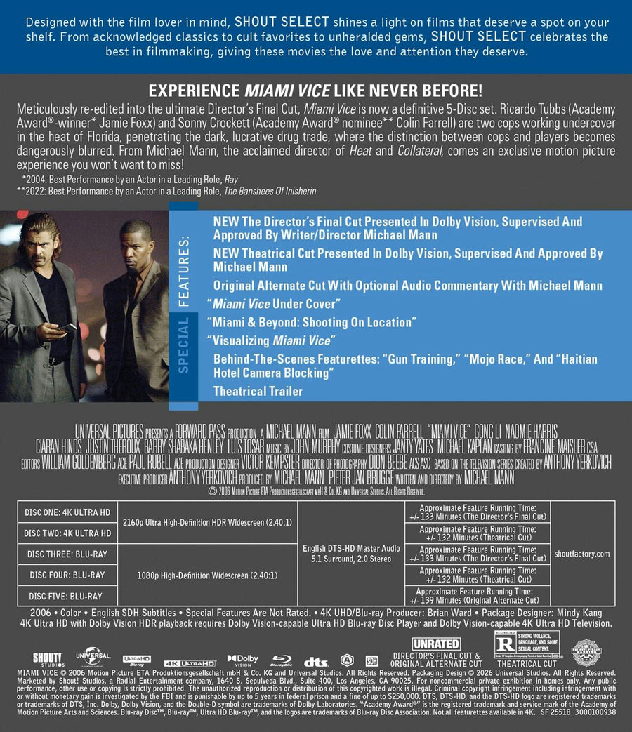 Miami Vice Collector's Edition (4K Ultra HD + Blu-ray) [UHD]