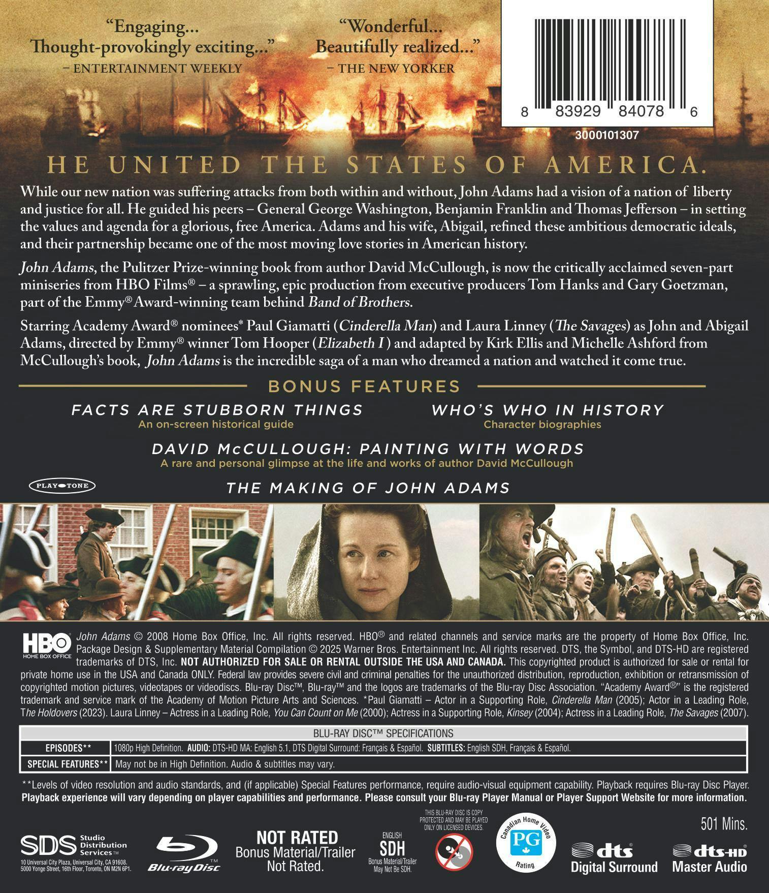 John Adams: Complete Series [Blu-ray] – GRUV Entertainment
