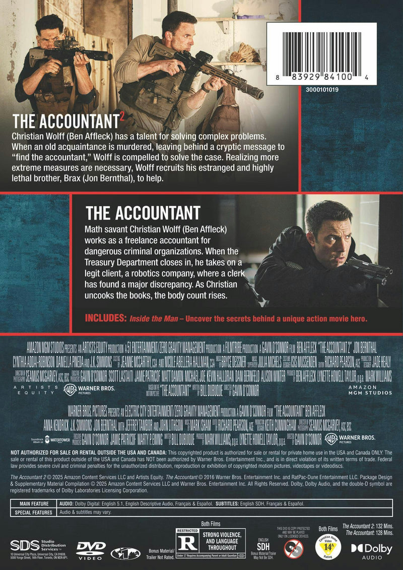 The Accountant 2-Film Collection [DVD]