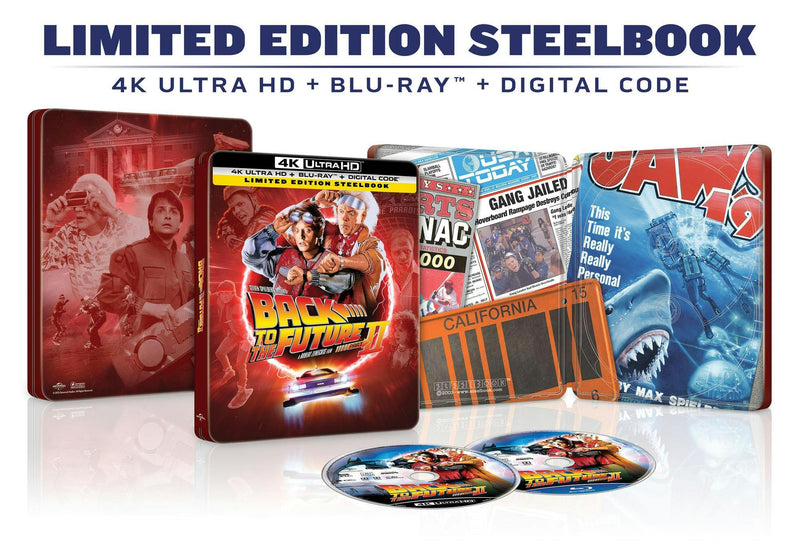 Back to the Future Part II (Limited Edition 4K Ultra HD Steelbook + Blu-ray + Digital) [UHD]
