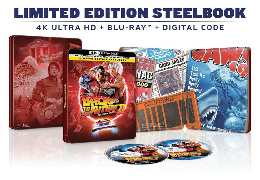 Back to the Future Part II (Limited Edition 4K Ultra HD Steelbook + Blu-ray + Digital) [UHD]