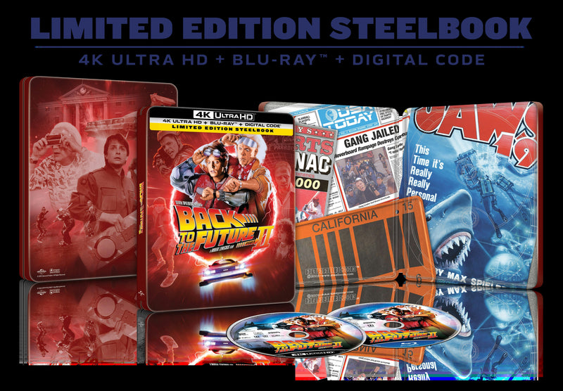 Back to the Future Part II (Limited Edition 4K Ultra HD Steelbook + Blu-ray + Digital) [UHD]