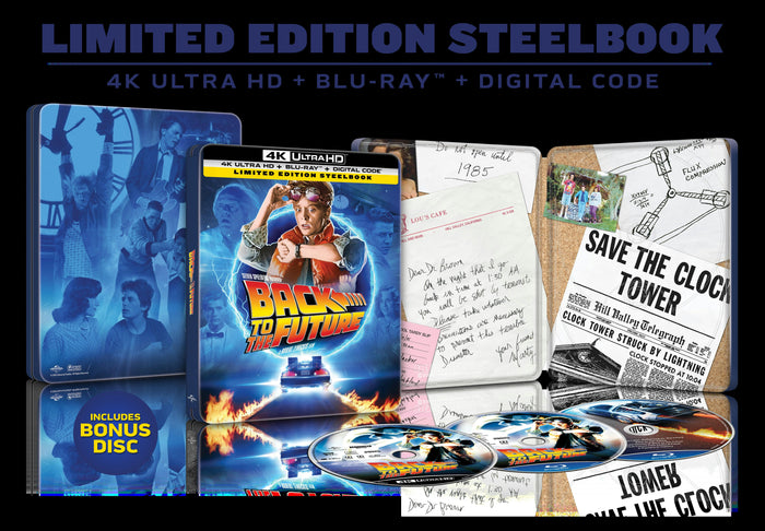 Back to the Future - 40th Anniversary (Limited Edition 4K Ultra HD Steelbook + Blu-ray + Digital) [UHD]