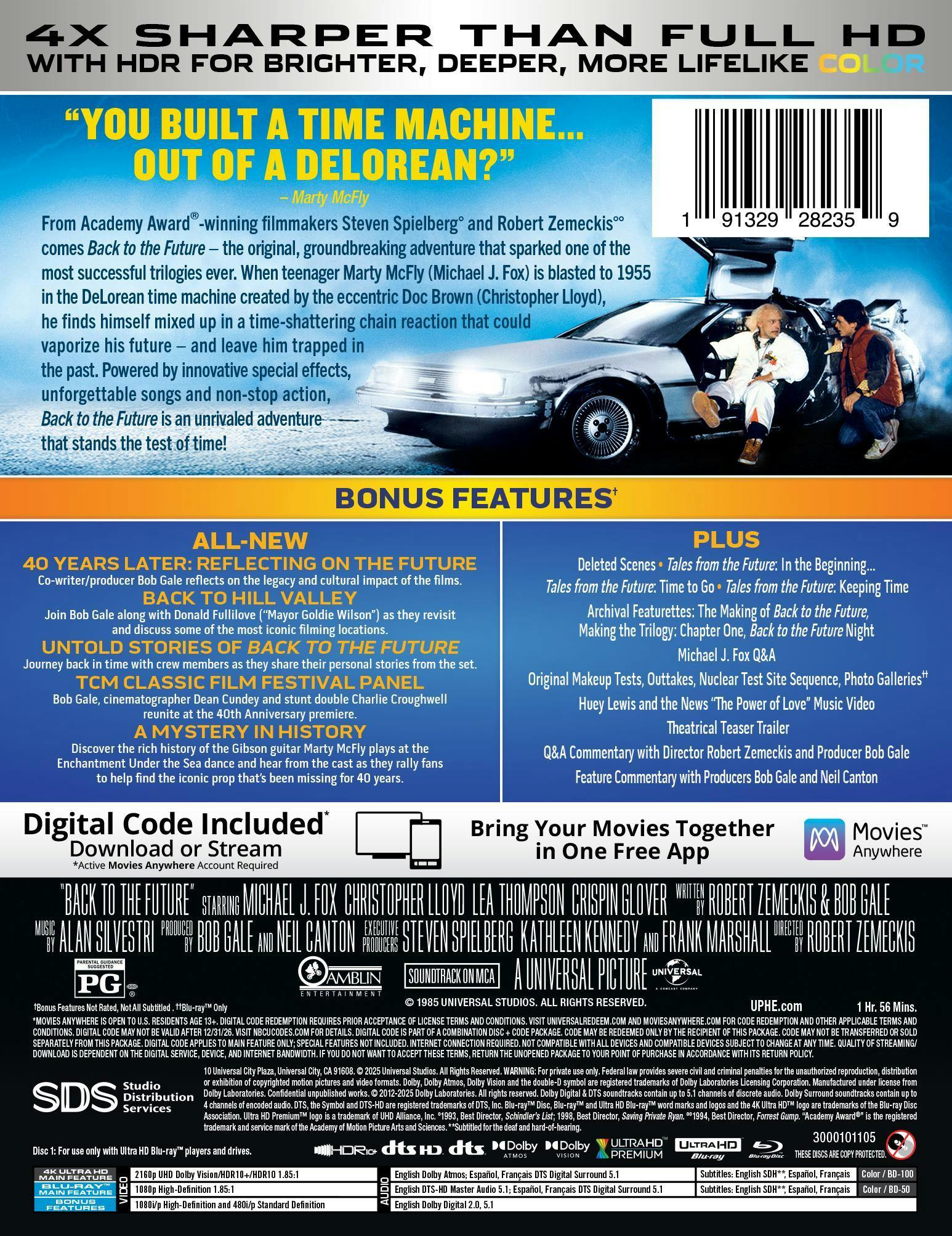 Back to the Future - 40th Anniversary (Limited Edition 4K Ultra HD Ste