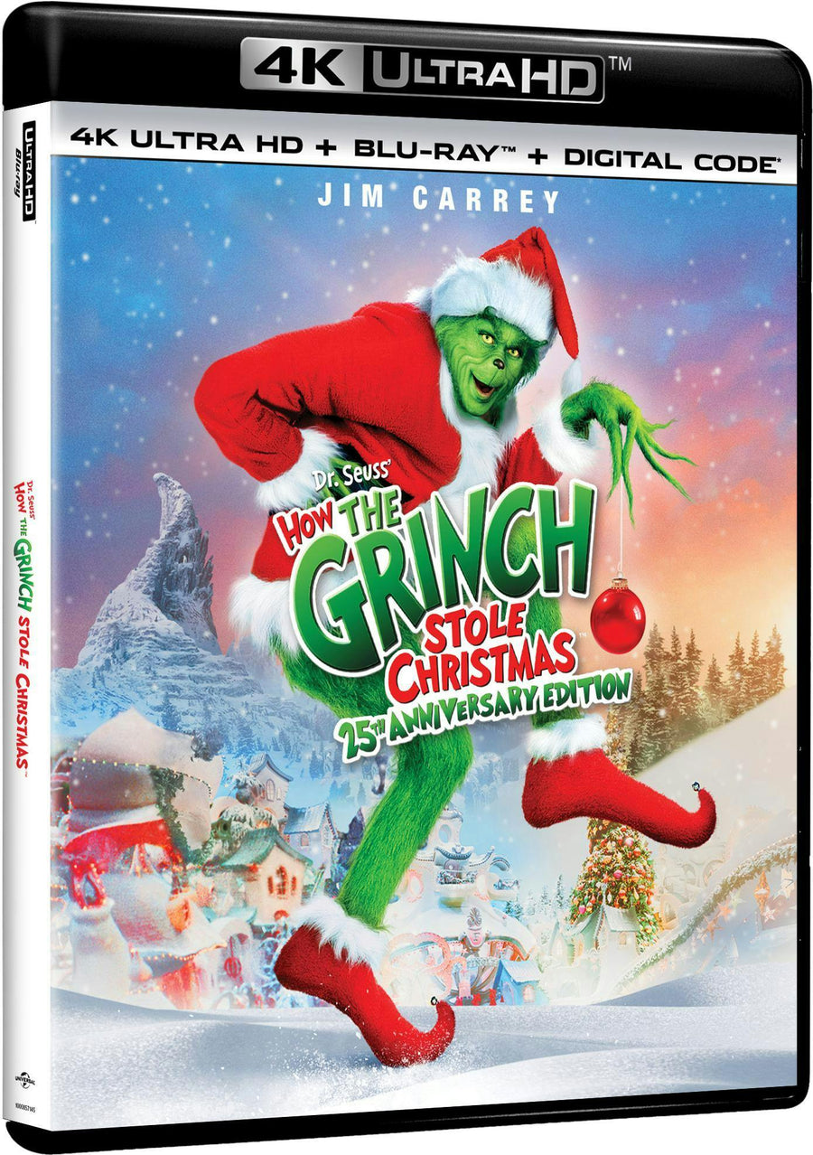 Dr Seuss How The Grinch Stole Christmas - 25th Anniversary Edition (4K Ultra HD + Blu-ray + Digital) [UHD]