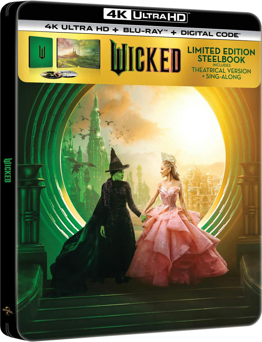 Wicked  (Limited Edition 4K Ultra HD Steelbook + Blu-ray + Digital) [UHD]