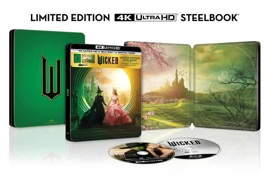 Wicked  (Limited Edition 4K Ultra HD Steelbook + Blu-ray + Digital) [UHD]