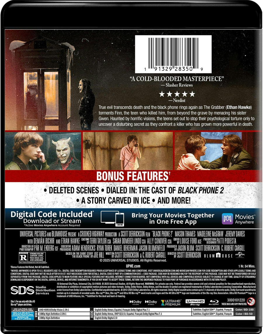 Black Phone 2 (4K Ultra HD + Blu-ray + Digital) [UHD]