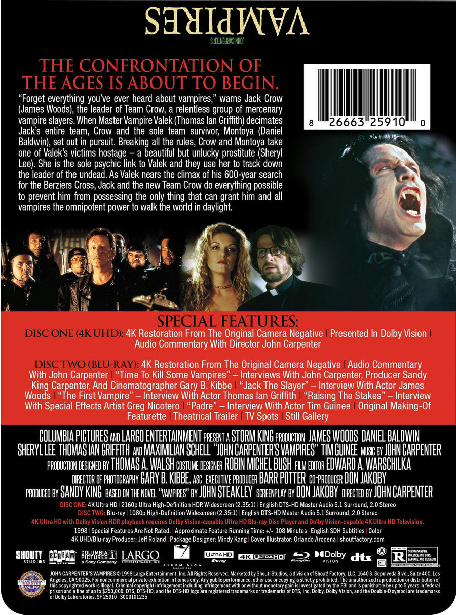 Vampires - Limited Edition 4K UHD Steelbook [UHD]