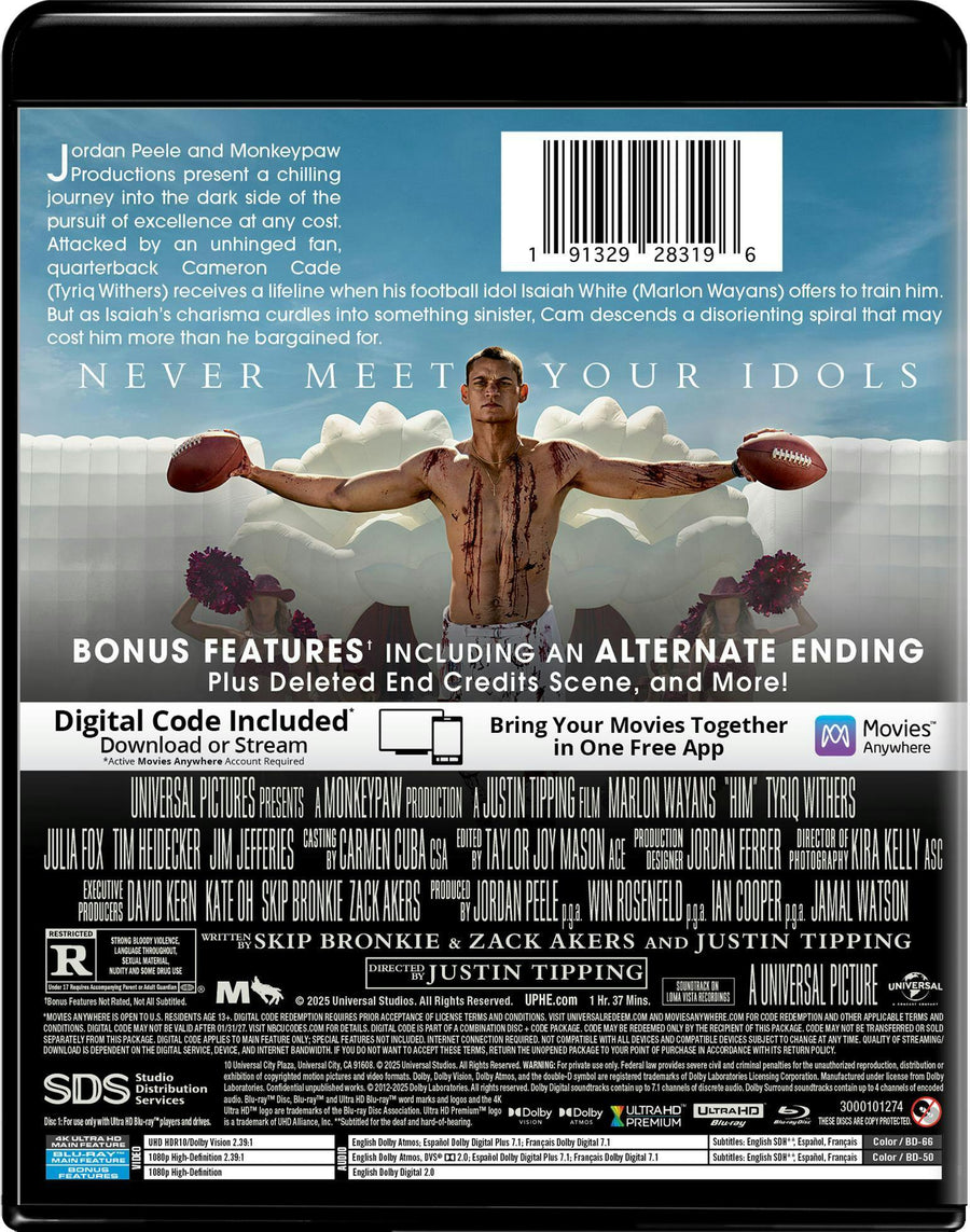 HIM - Collector's Edition 4K Ultra HD + Blu-ray + Digital (4K Ultra HD + Blu-ray + Digital) [UHD]