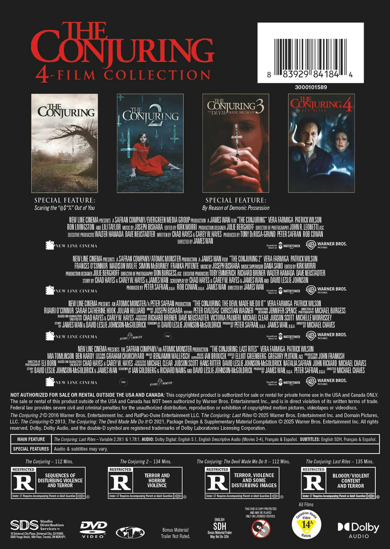 The Conjuring 4-Film Collection [DVD]