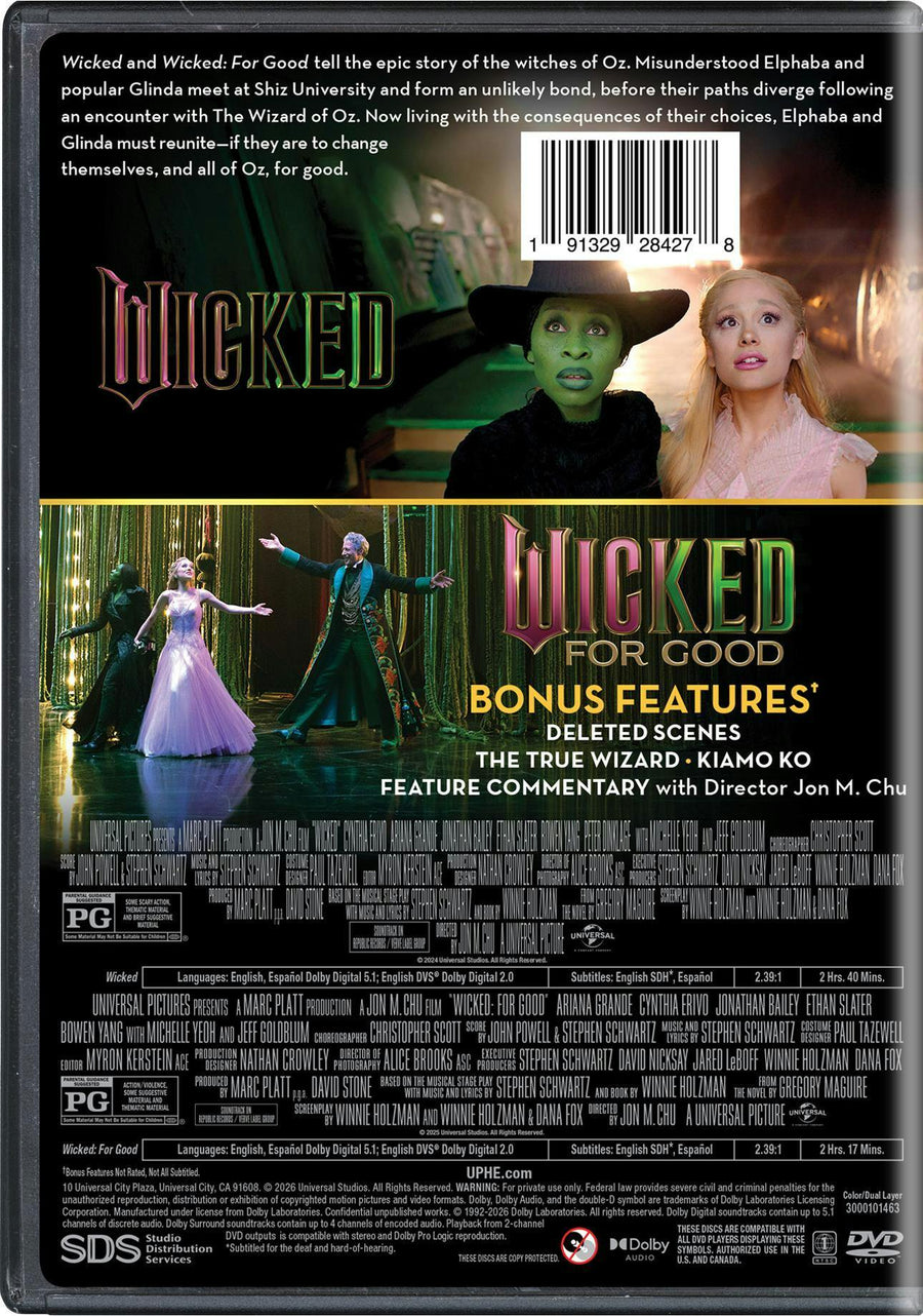 Wicked 2-Film Collection (DVD) [DVD]