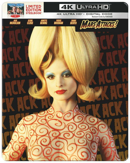 Mars Attacks! (Limited Edition 4K Ultra HD Steelbook + Digital) [UHD]
