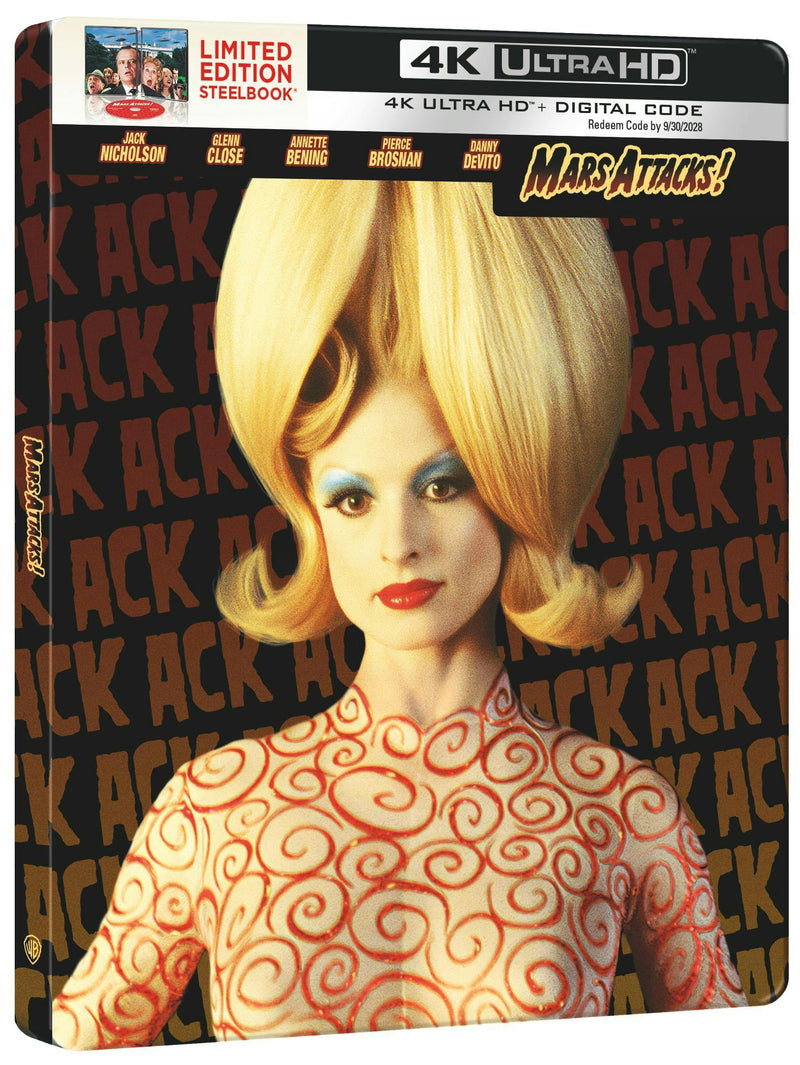 Mars Attacks! (Limited Edition 4K Ultra HD Steelbook + Digital) [UHD]