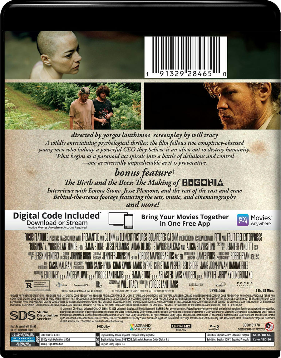 Bugonia - Collectors Edition (4K Ultra HD + Blu-ray + Digital) [UHD]