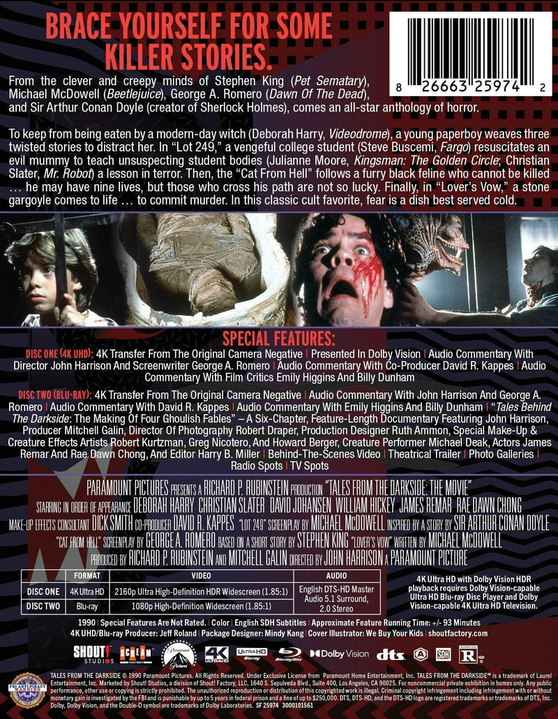 Tales from the Darkside: The Movie (Limited Edition 4K Steelbook + Blu-ray) [UHD]
