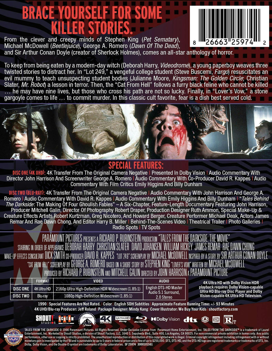 Tales from the Darkside: The Movie (Limited Edition 4K Steelbook + Blu-ray) [UHD]