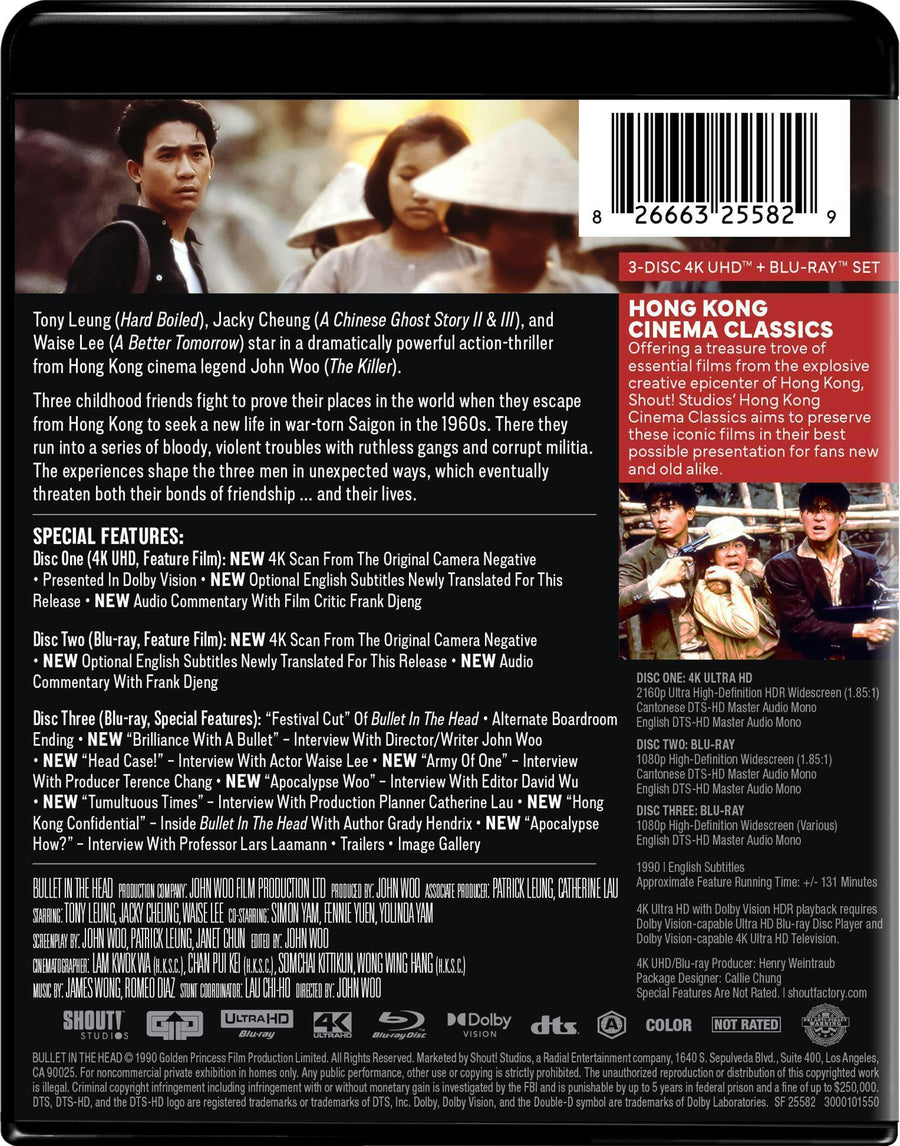 Bullet in the Head (4K Ultra HD + Blu-ray) [UHD]