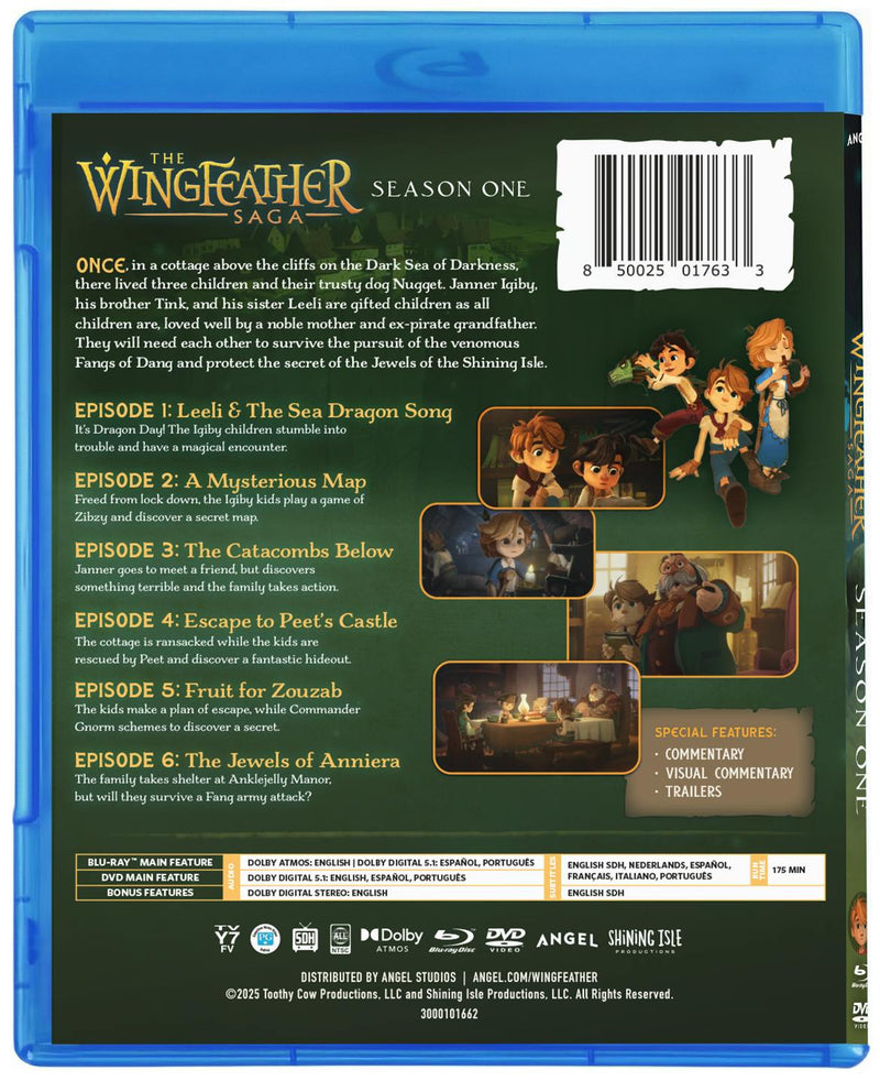 The Wingfeather Saga: Season 1 (Blu-ray + DVD Combo) [Blu-ray]