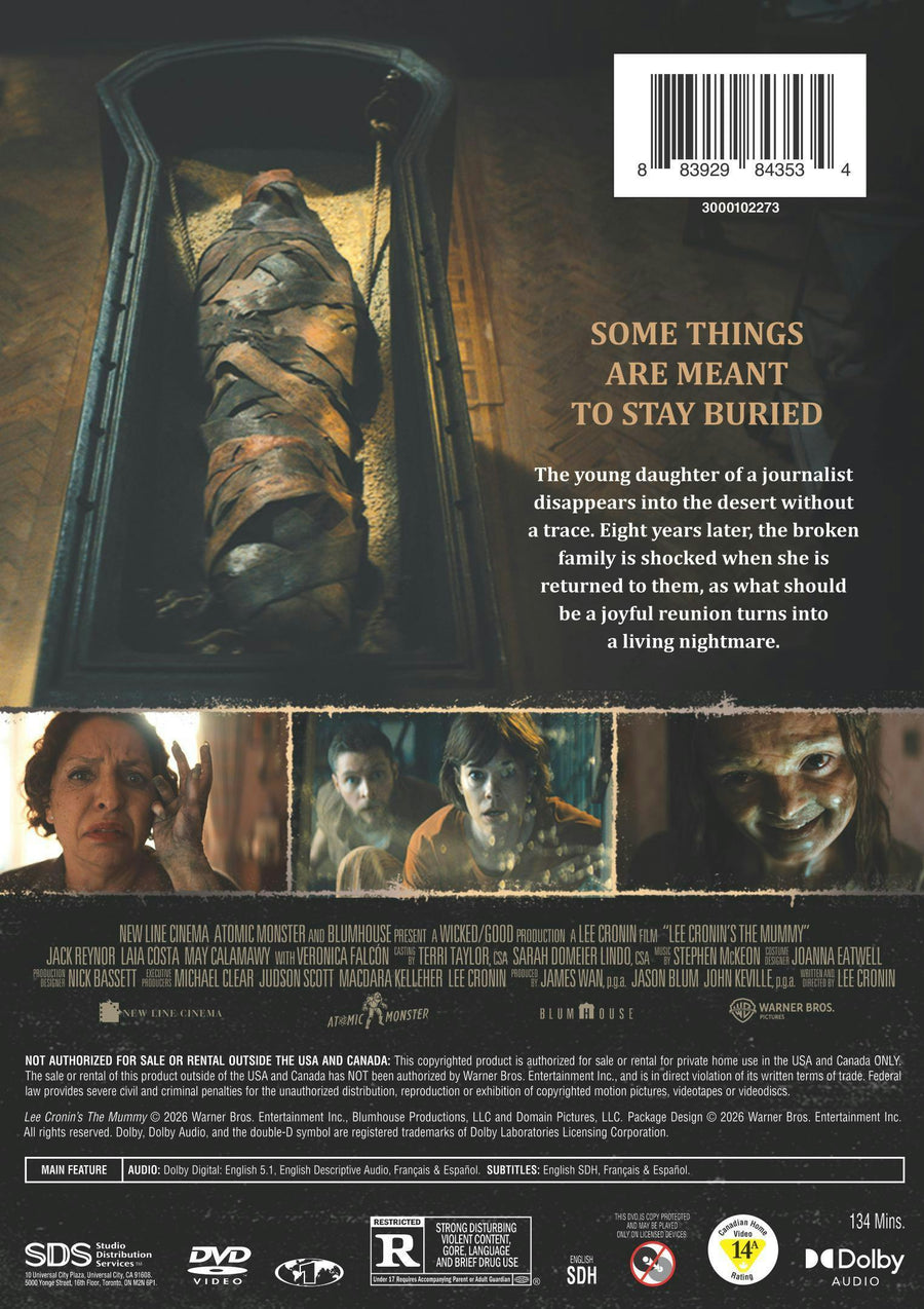 Lee Cronin's The Mummy [DVD]