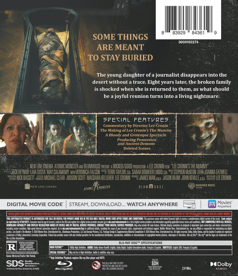 Lee Cronin's The Mummy (Blu-ray + Digital) [Blu-ray]