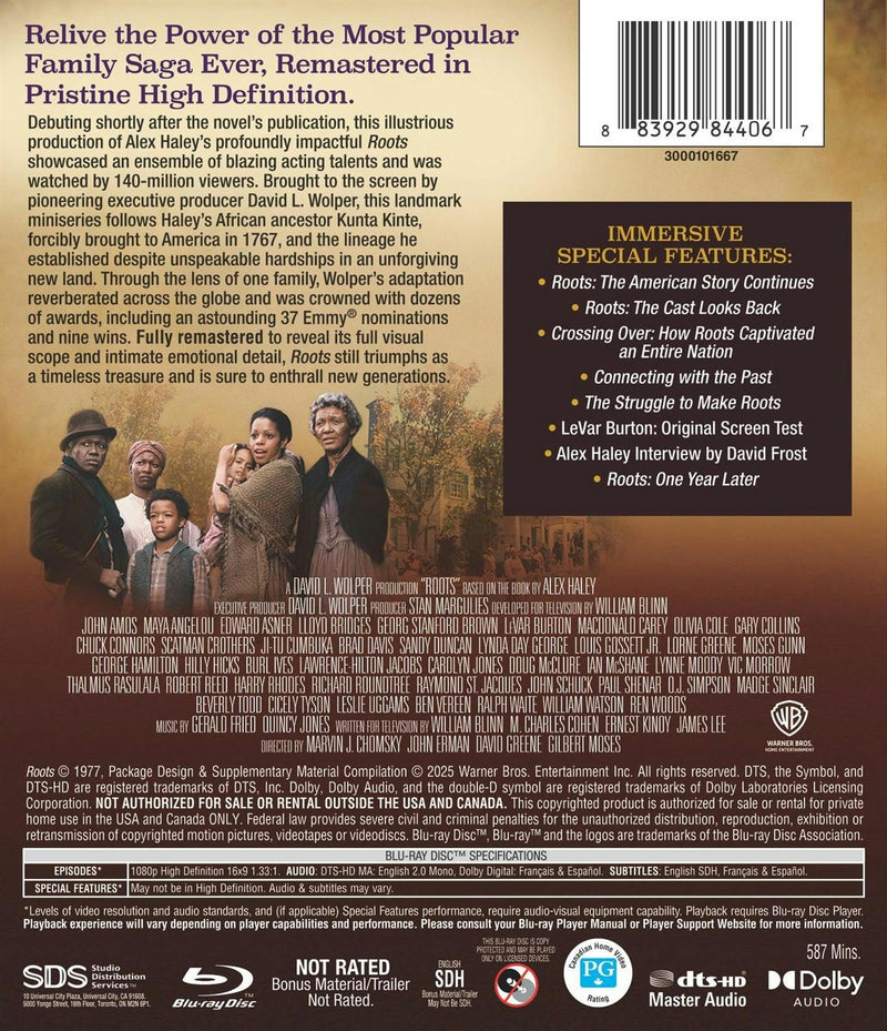 Roots: The Complete Original Series - Repackaged [Blu-ray]