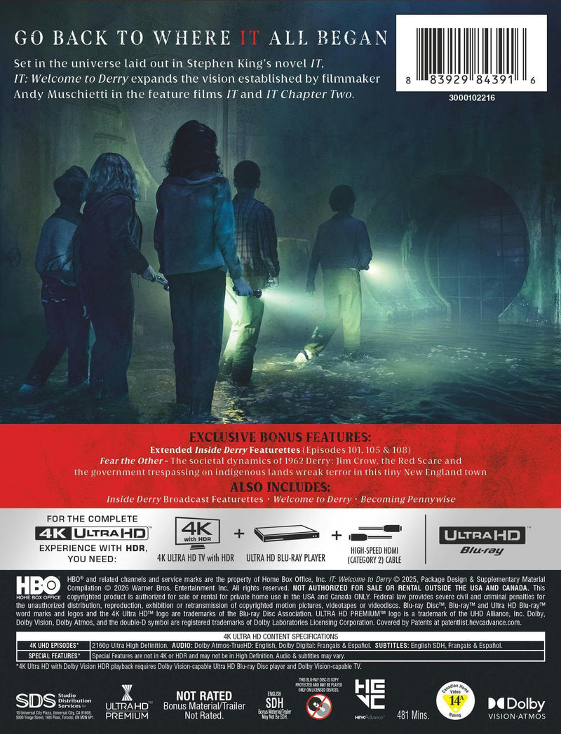 IT: Welcome to Derry: The Complete First Season (Limited Edition 4K Ultra HD Steelbook) [UHD]