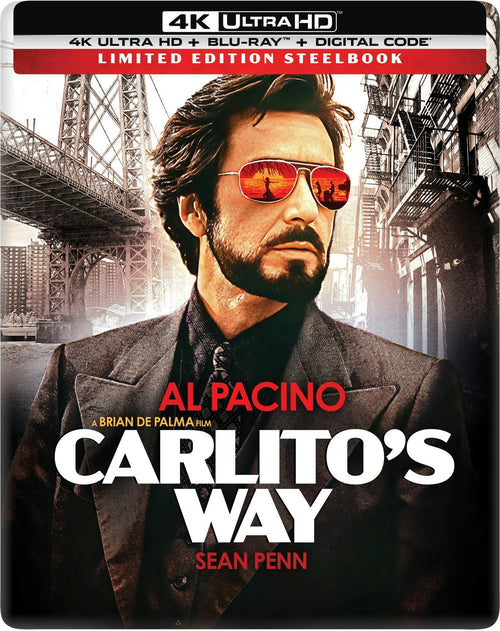 Carlito's Way (Limited Edition 4K Ultra HD Steelbook + Blu-ray + Digital) [UHD]