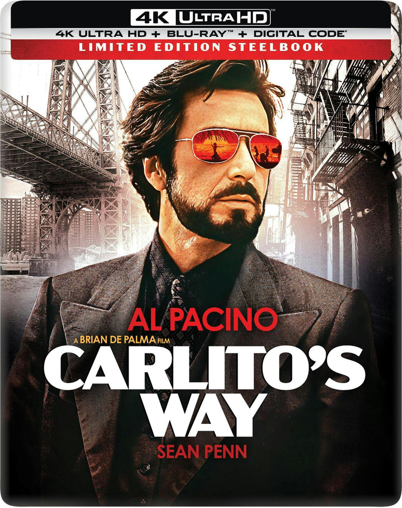 Carlito's Way (Limited Edition 4K Ultra HD Steelbook + Blu-ray + Digital) [UHD]