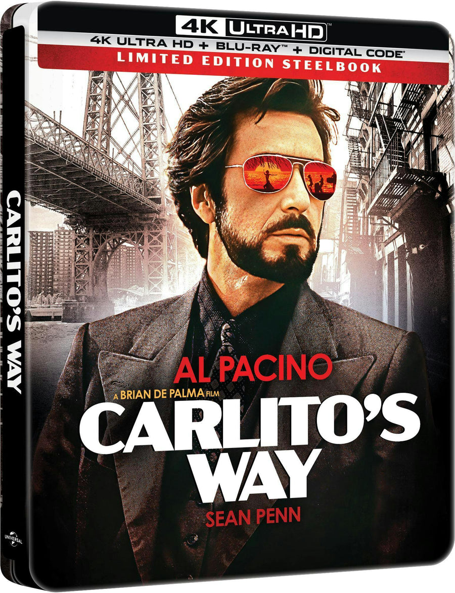 Carlito's Way (Limited Edition 4K Ultra HD Steelbook + Blu-ray + Digital) [UHD]