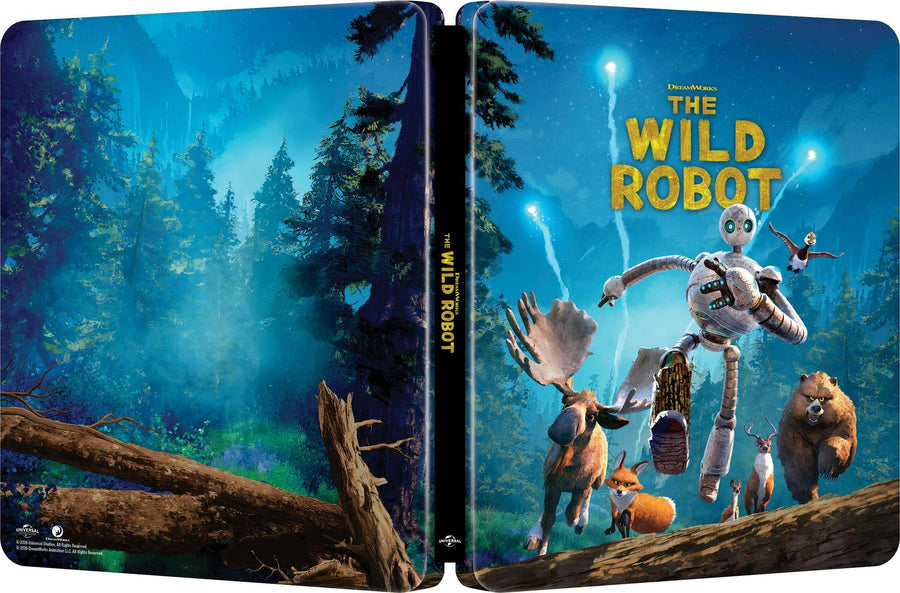 The Wild Robot (Limited Edition Steelbook 4K Ultra HD + Blu-ray + Digital) [UHD]
